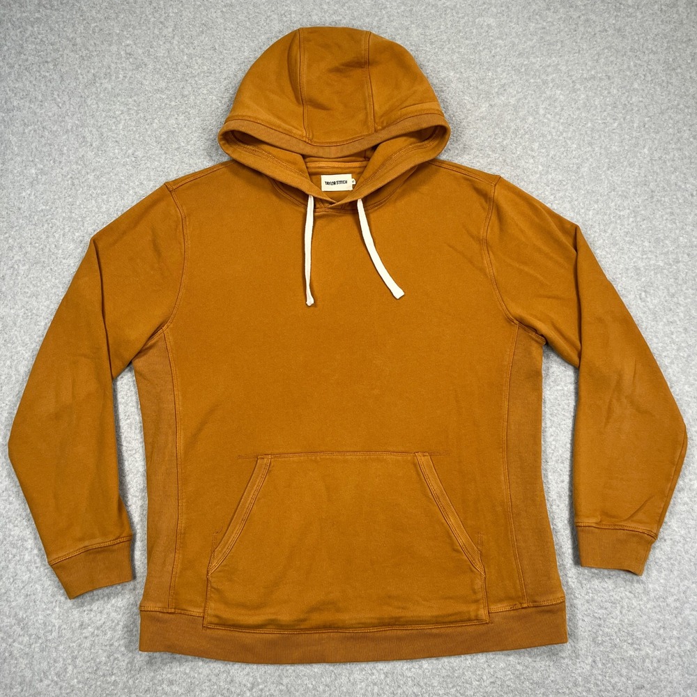 Taylor Stitch Fillmore Hoodie Mens 42 Large Saffron Terry Pullover 2107FHST
